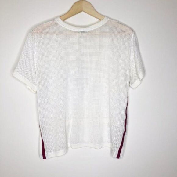 KORAL Trade Mesh High/Low White Top - Picture 6 of 7